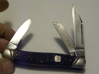 John Primble,  Belknap Hdw.  & Mfg.  Co.  5371 Stockman 3 Blade Pocket Knife -