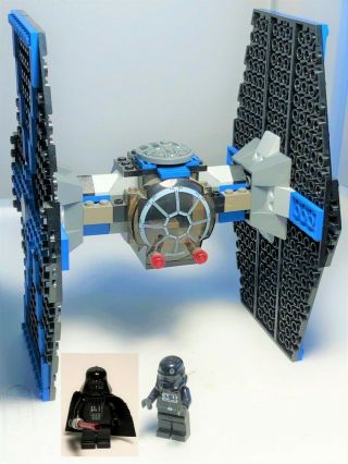 Vintage Complete Lego Star Wars Tie Fighter A Hope Set 7263 - 1 All Figures
