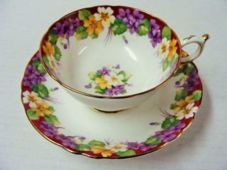 Paragon Spring Melody Tea Cup And Saucer Made In England
