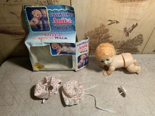Vintage (crawling Anita) Doll For Parts/repair