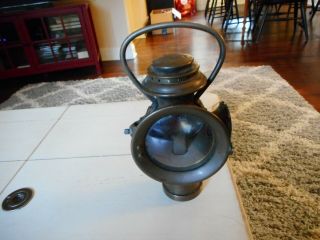 Antique " The Neverout " Insulated Kerosene Bicycle Lamp By Rose Mfg Co. ,  Usa