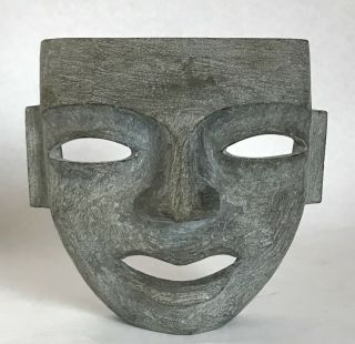 Pre - Columbian Carved Stone Mask