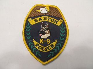Connecticut Easton Police K - 9 Unit Patch