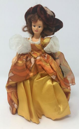 Vintage Made In England Peggy Nisbet Doll H/275 Nell Gwyn W/ Hand Tag
