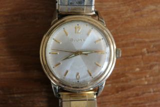 Vintage Bulova Wrist Watch M6 Waterproof Men ' s Wristwatch 2