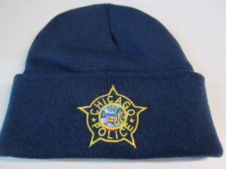 Chicago Police Embroidered Knit Hat