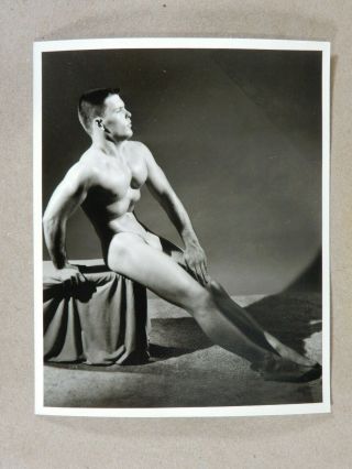 Vintage Male Nude,  Posing Strap Era,  Western Photography Guild,  4x5 Gay Interest