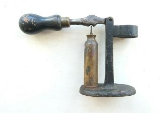 Antique Capper / Decapper 12 Bore / Gauge Cartridge Roll Turnover Loading Tool