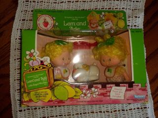 Vintage Strawberry Shortcake Lem And Ada With Sugar Woofer In