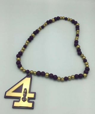 Omega Psi Phi - Beaded Line Number Tiki Necklace 4