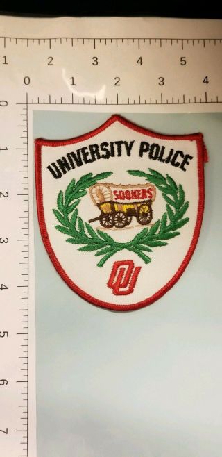 Oklahoma University Police Patch
