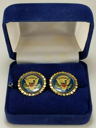 Presidential Seal United States Of America Cufflinks Box