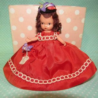 Nancy Ann Storybook Bisque Pudgy Doll 159 " Ring Around A Rosy " W/box Excel