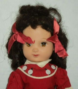 14 " Vintage Brunette Ideal Betsy Mccall Doll