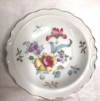 Vintage Royal Crown China Small Porcelain Plate Hand Painted 3390