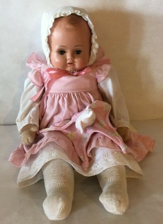 Vintage Wernicke Baby Doll Based On 1924 Model Brigitte 20 " East Germany Ltd.