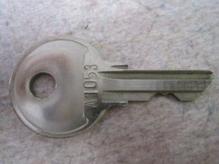 Model A Unmarked Ford Key Vintage Basco A 1053 Antique Car Ignition Unsigned