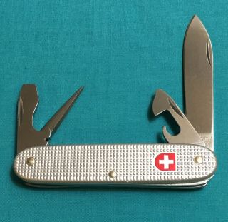 Victorinox Swiss Army Pocket Knife - Silver Alox Soldier 2006 - Multi Tool