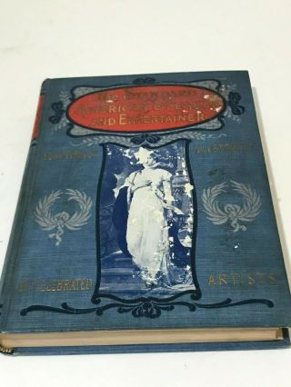 Antique 1901 The Standard American Speaker Entertainer Hardcover Book Illust