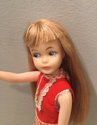 Vintage Barbie Little Sister Clone Doll W/ Swimsuit Freckles