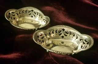 Vintage Tiffany & Co.  Nut Candy Dish Ball Feet 13732 Sterling Silver