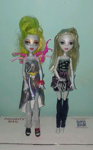 2013 Mattel Monster High Doll Freaky Fusion Series Lagoonafire & Lagoona Blue