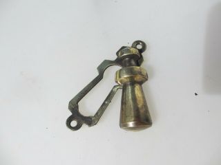 Vintage Brass Keyhole Cover Escutcheon Plate Antique Old Door Hardware Victorian