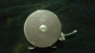 Vintage Shakespeare No.  1824 Ok Automatic Fly Fishing Reel - Stripping - Usa