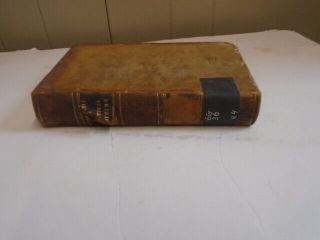 1854 Antique Leather Medical Book,  Cyclopedia Of Pratical Medicine By Forbes