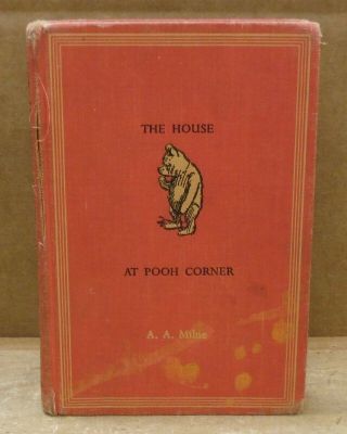 Vintage 1961 The House At Pooh Corner - A A Milne Winnie The Pooh A02