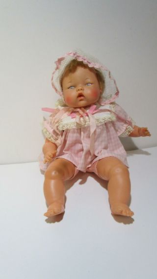 Vintage Thumbelina Doll By Ideal Ott 14 " Baby Adorable.