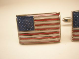 - American Flag Vintage Cuff Links old glory united states 2