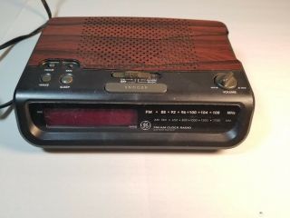 Vintage Ge 7 - 4613d Am/fm Digital Clock Radio Alarm/snooze/tested