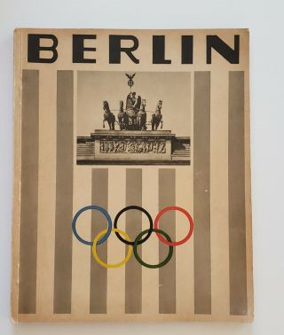 Progam For The 1936 Berlin Olympic Games Multilingual Photos