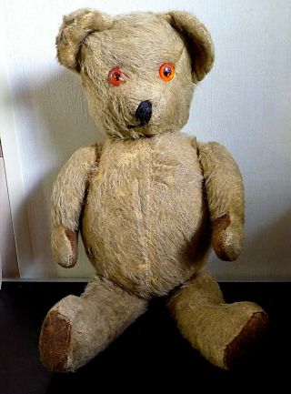 Vintage Blond - Plush Growling Teddy Bear,  Possibly Chilton By Chad Valley