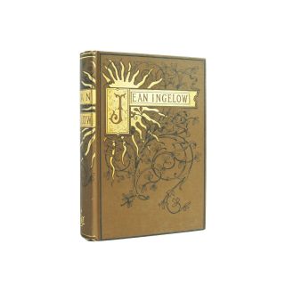 The Poetical Of Jean Ingelow - Antique Poetry Book In Decorative Binding