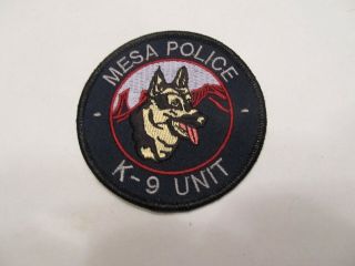Arizona Mesa Police K - 9 Unit Patch