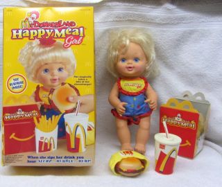 14 " Mcdonald Land Happy Meal Girl Doll W/accessories1997 Hasbro Vintage Box