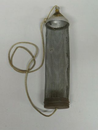 Vintage Kleer - Vue Tubular Cricket Box Cylinder Bait Box Southern Mfg Duluth Ga