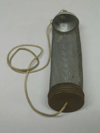 Vintage Kleer - Vue Tubular Cricket Box Cylinder Bait Box Southern Mfg Duluth Ga 2
