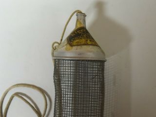 Vintage Kleer - Vue Tubular Cricket Box Cylinder Bait Box Southern Mfg Duluth Ga 3