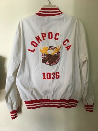 Vintage Champion Running Man Tag Jacket PAP Loyal Order of Moose Lompoc,  CA 5