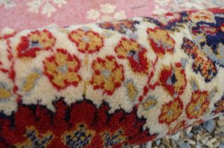 Vintage Royal Persian Round Wool Rug Eulan Belgium Made Mid Century Rustic Chic 6