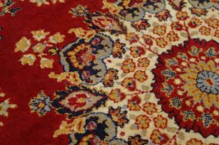 Vintage Royal Persian Round Wool Rug Eulan Belgium Made Mid Century Rustic Chic 8