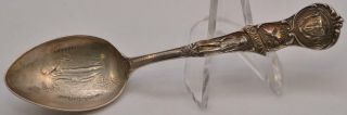 Antique Balance Rock Pittsfield Massachusetts Sterling Silver Souvenir Spoon