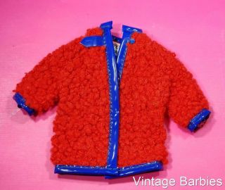 Skipper Doll Wooly Winner 1746 Coat Minty Htf Vintage 1970 