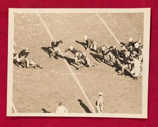 Antique 1933 Yale Vs Army College Football Action Press Photo Vintage Early Old