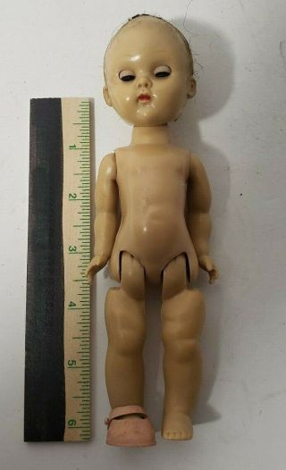 Vintage Vogue Ginny Doll Needs Alot Of Love.  Notice Pictures