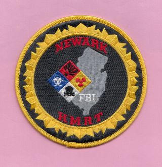 C24 Newark Hazmat Resp Team Fboi Task Force Jttf Federal Agent Police Patch