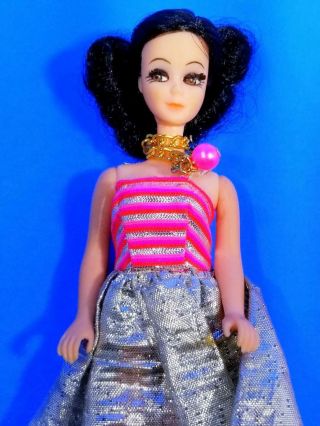 Topper Dawn Melanie Model Doll w/Dress & Shawl HTF Vintage 1970 ' s 2